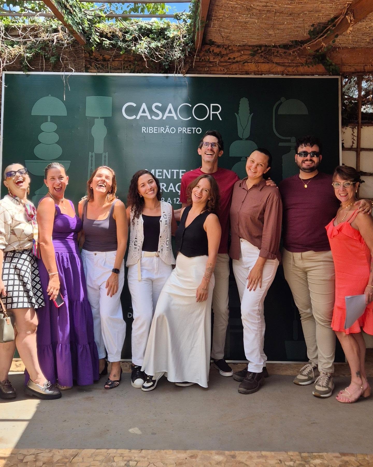 Equipe e parceiros da Ello Media na CASACOR Ribeirão Preto